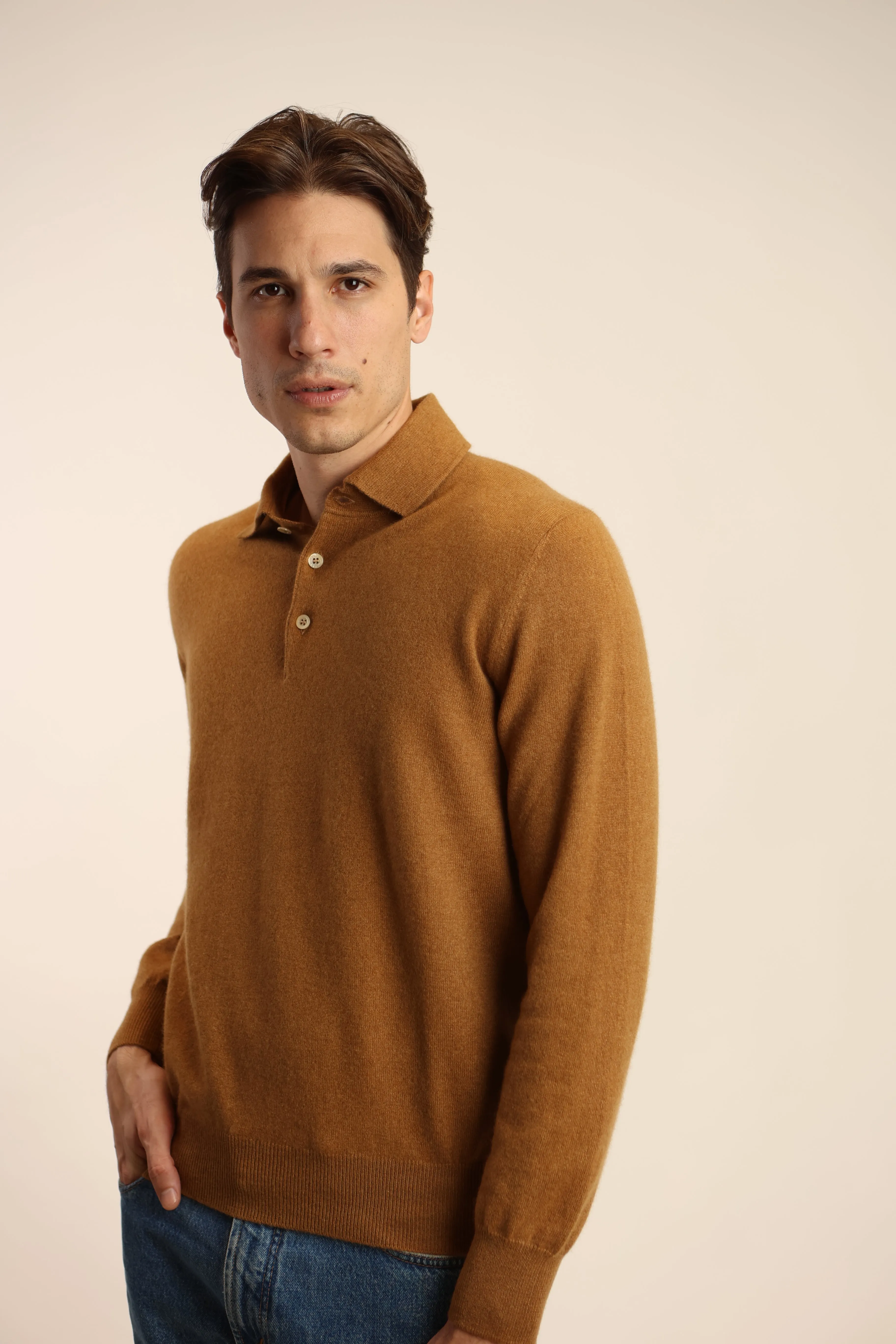 Polo in puro cashmere