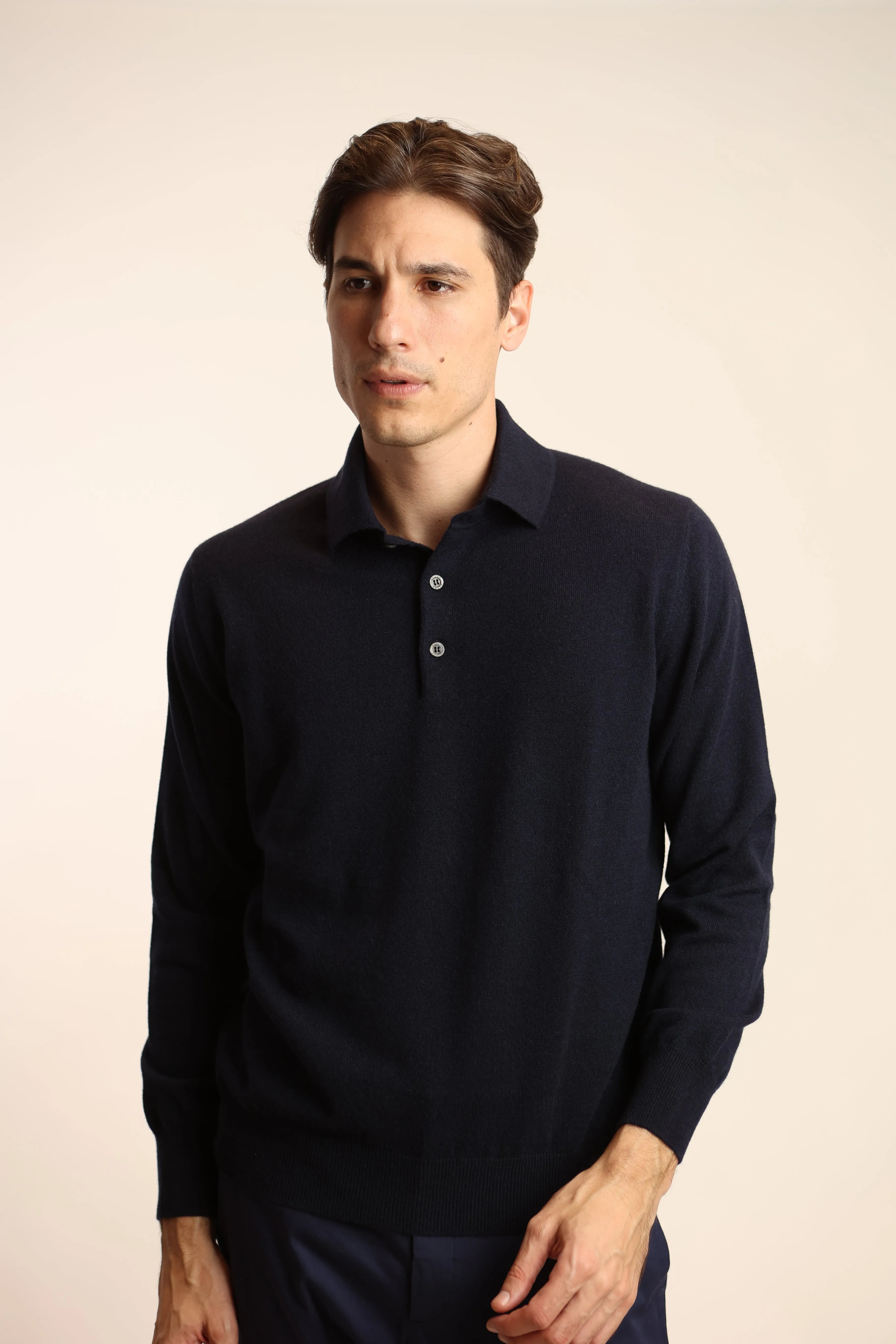 Polo in puro cashmere