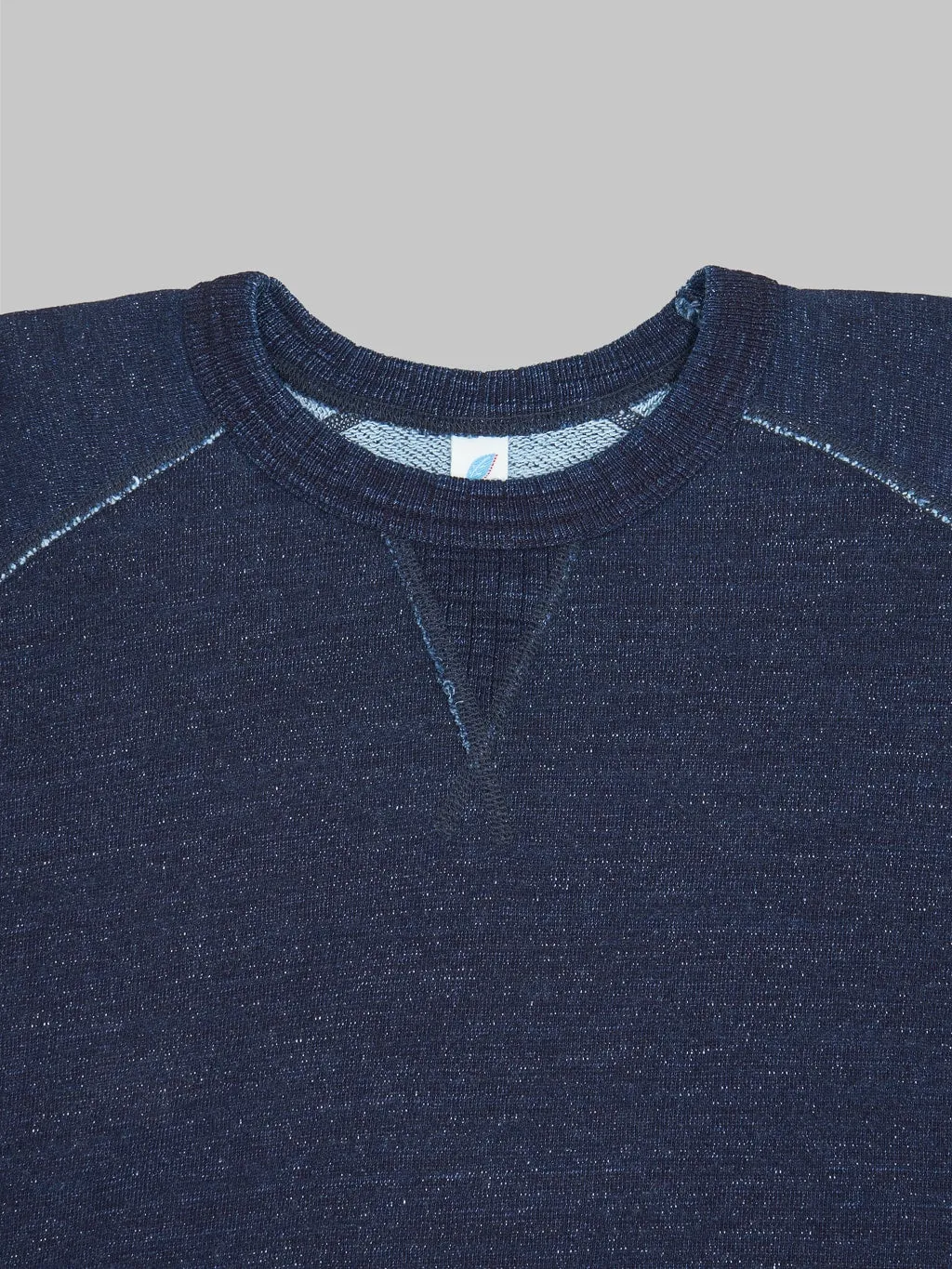 Pure Blue Japan 5400-ID Slub Yarn Sweatshirt Indigo