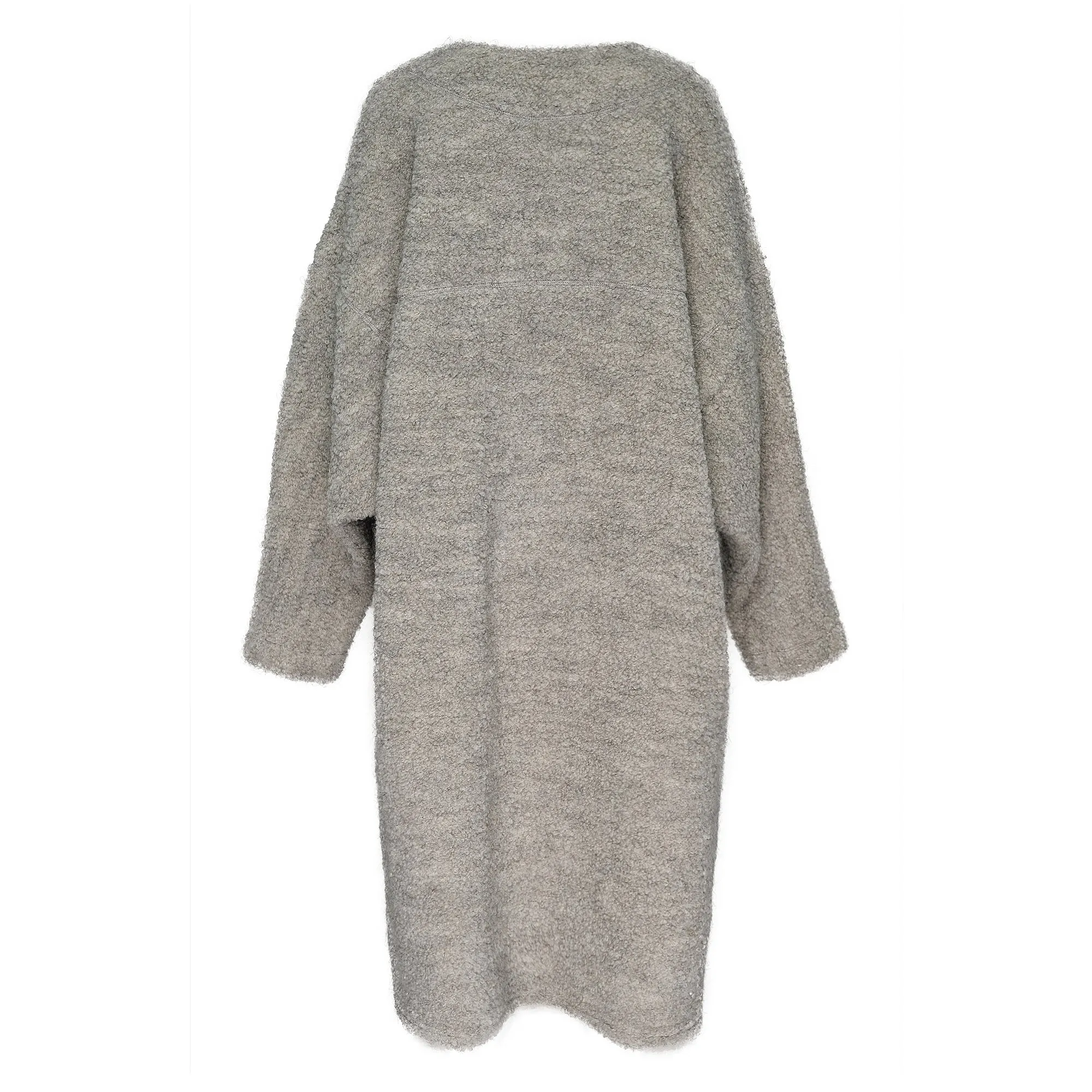 Raw Wool Loop Yarn Coat