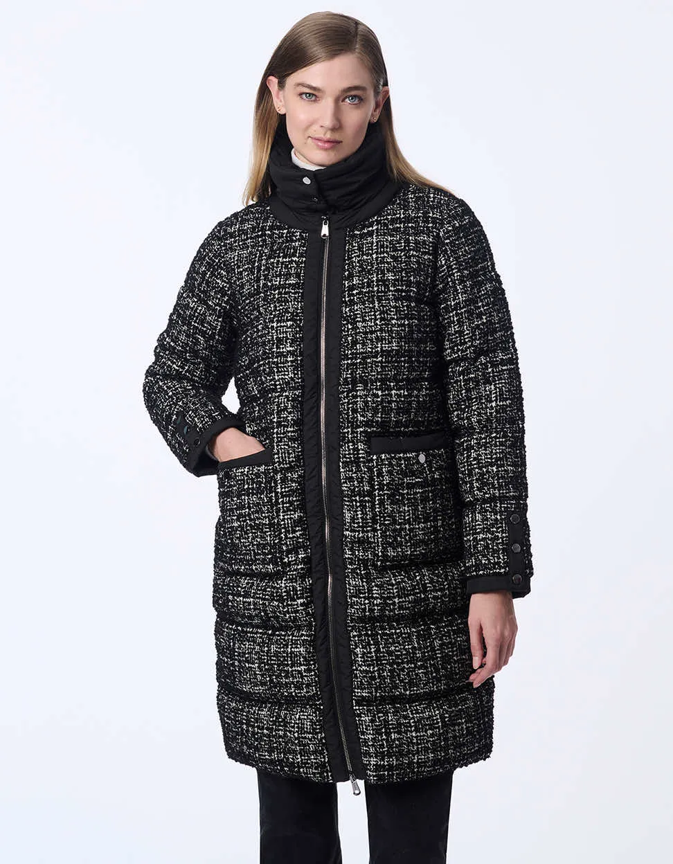 Regent Tweed Puffer Coat