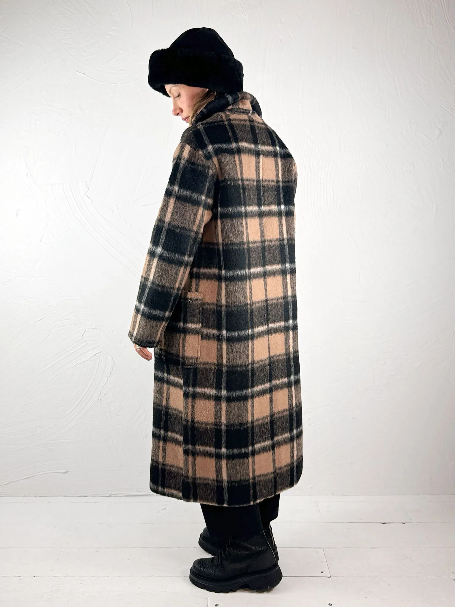 Rino   Pelle Khloe Twig Check Coat