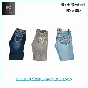 ROCK REVIVAL & MISS ME JEANS - 18 PCS