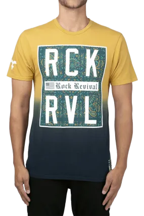 Rock Revival Men's Crewneck Print T-shirt