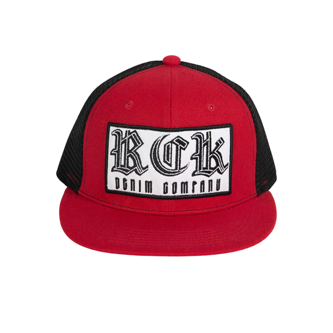 Rock Revival Men's Decal Patch Snap Back Cap