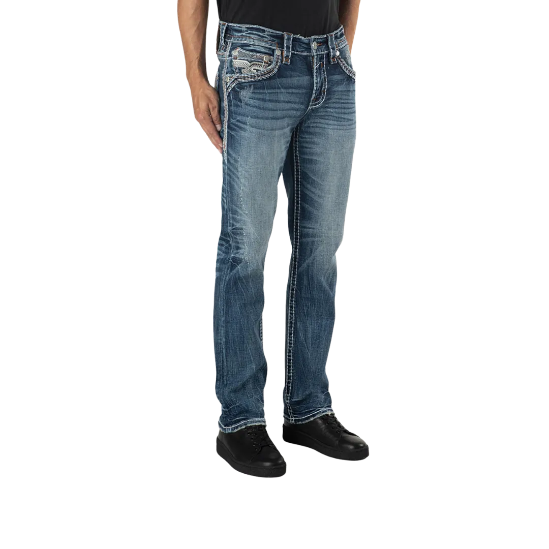 Rock Revival Men's Myles Straight Jeans