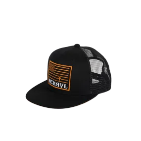 Rock Revival Men's Orange Flag Patch Snapback Cap