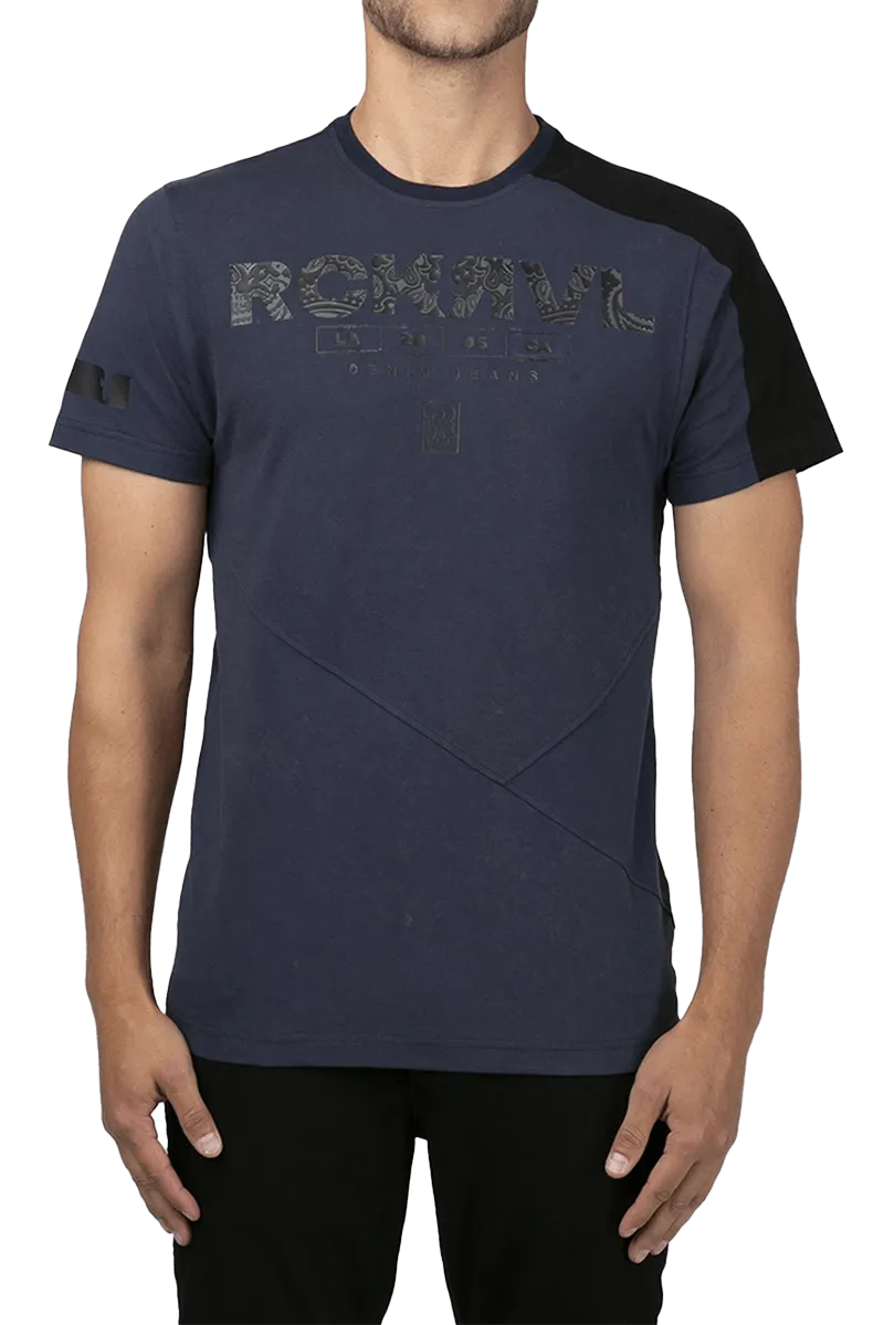 Rock Revival Navy Crew Neck T-Shirt