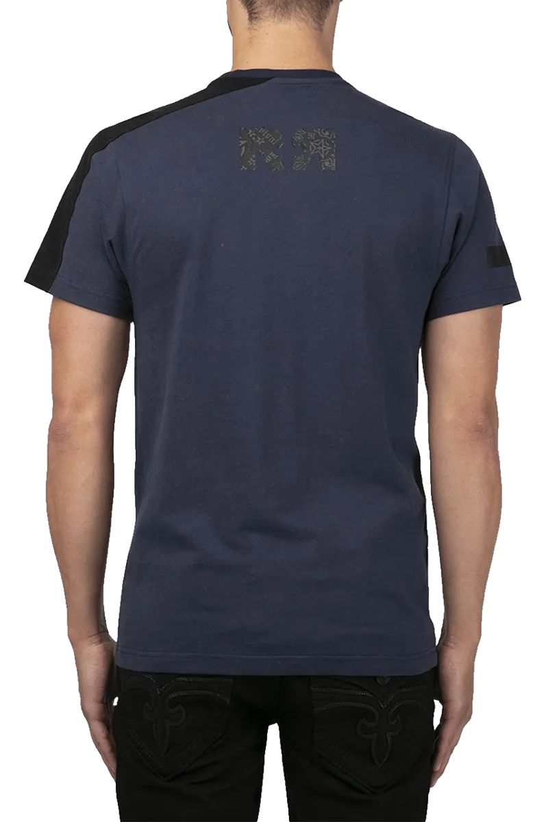 Rock Revival Navy Crew Neck T-Shirt