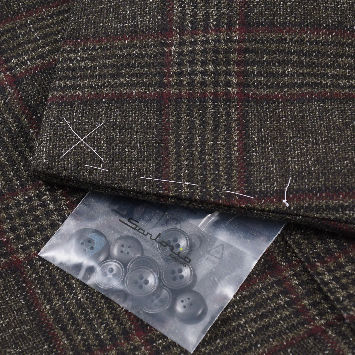 Sartorio Woven Wool-Silk-Linen Sport Coat