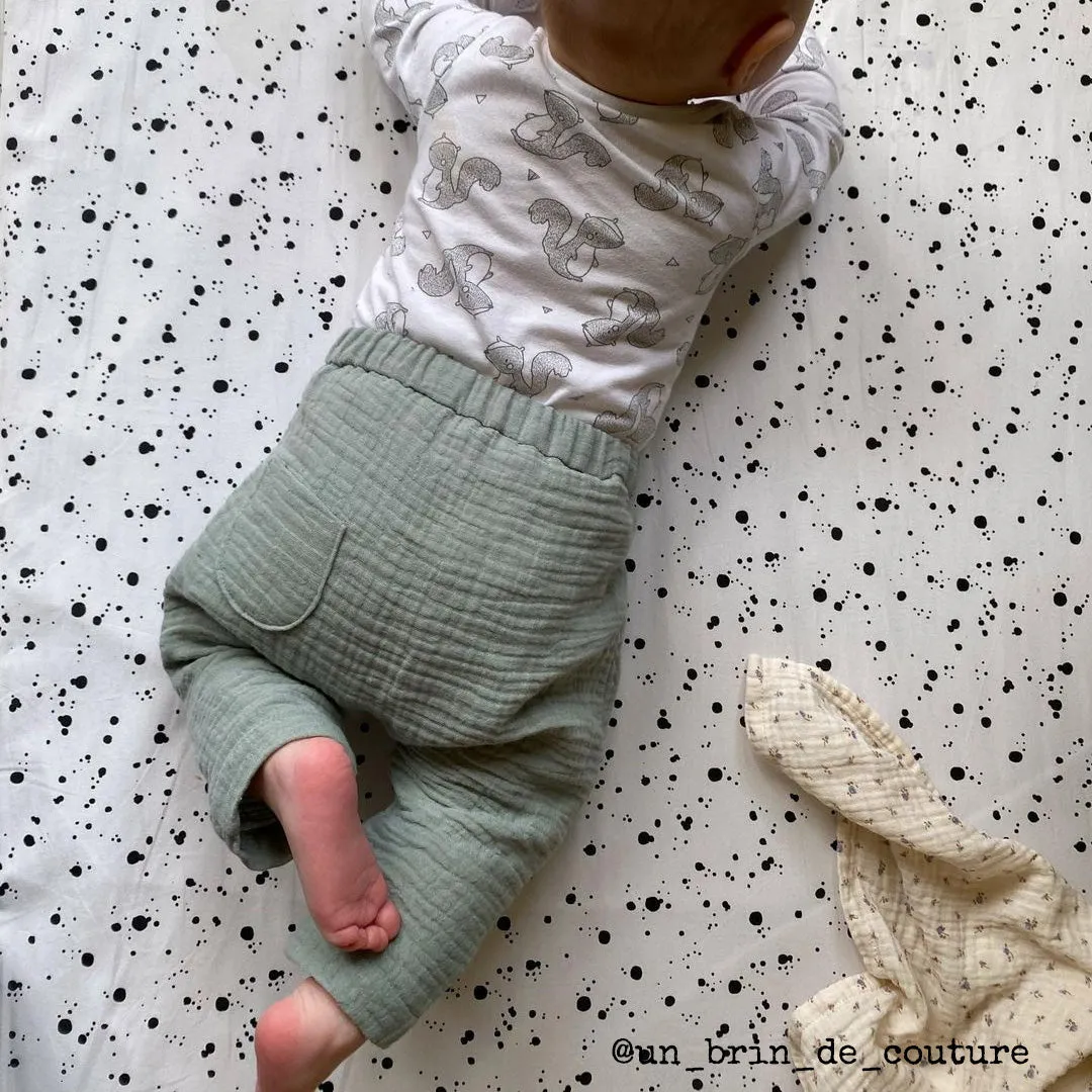 SEVILLA Harem Pants - Unisex 1M-4Y - PDF Sewing Pattern