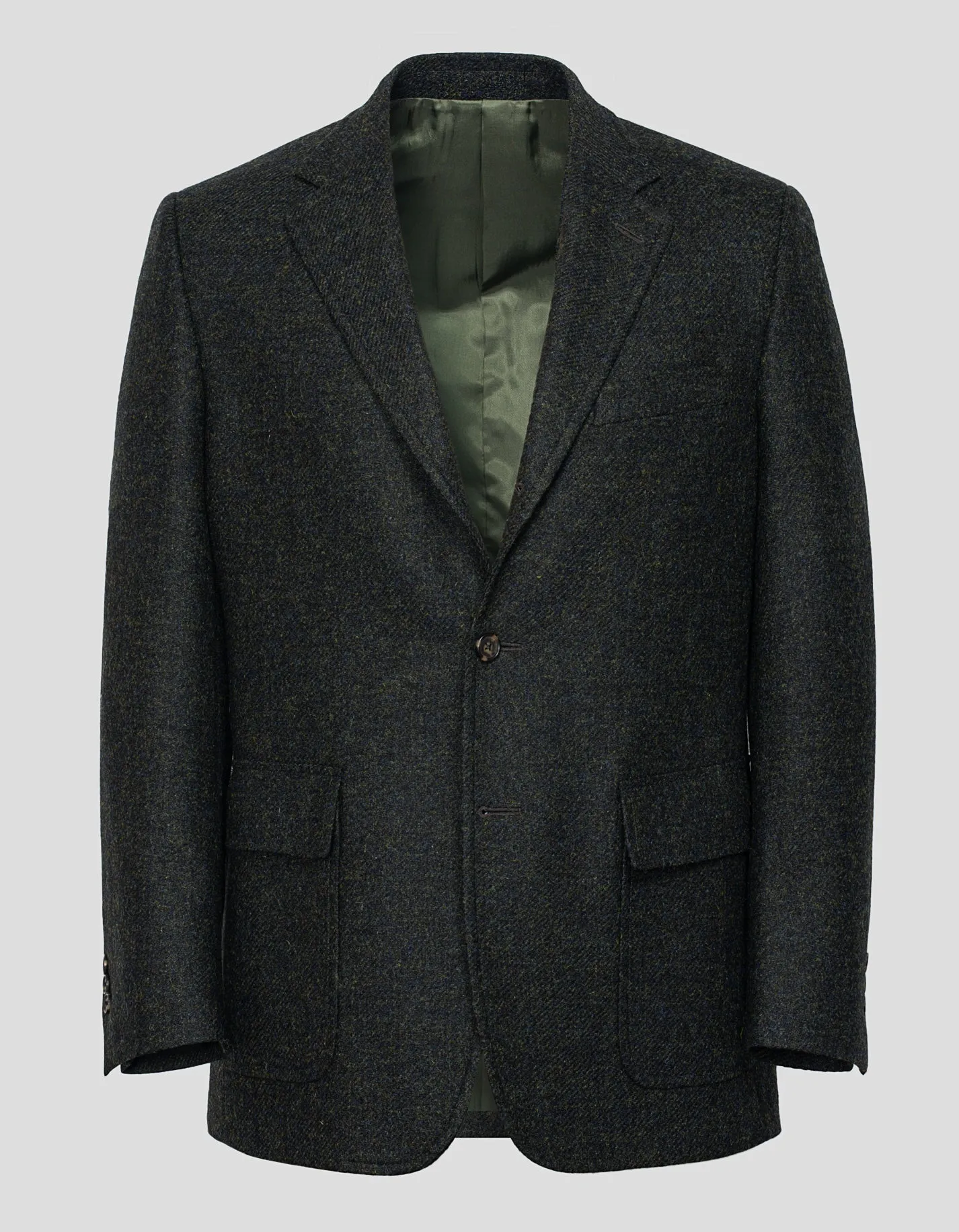 SHAGGY DOG SPORT COAT - GREEN MIX - MTO