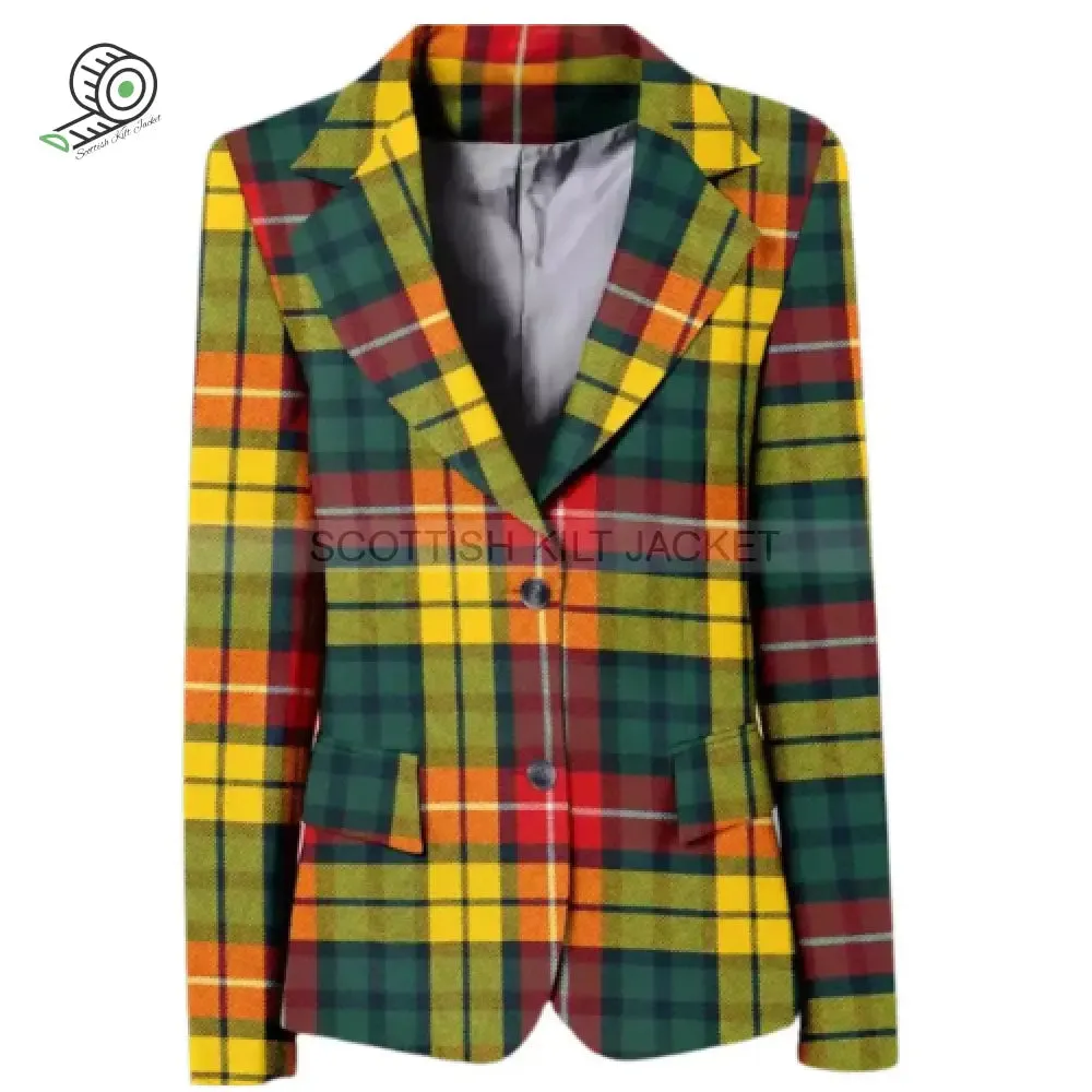 Single Breasted Tartan Dinner Jackets - Men Tartan Coat