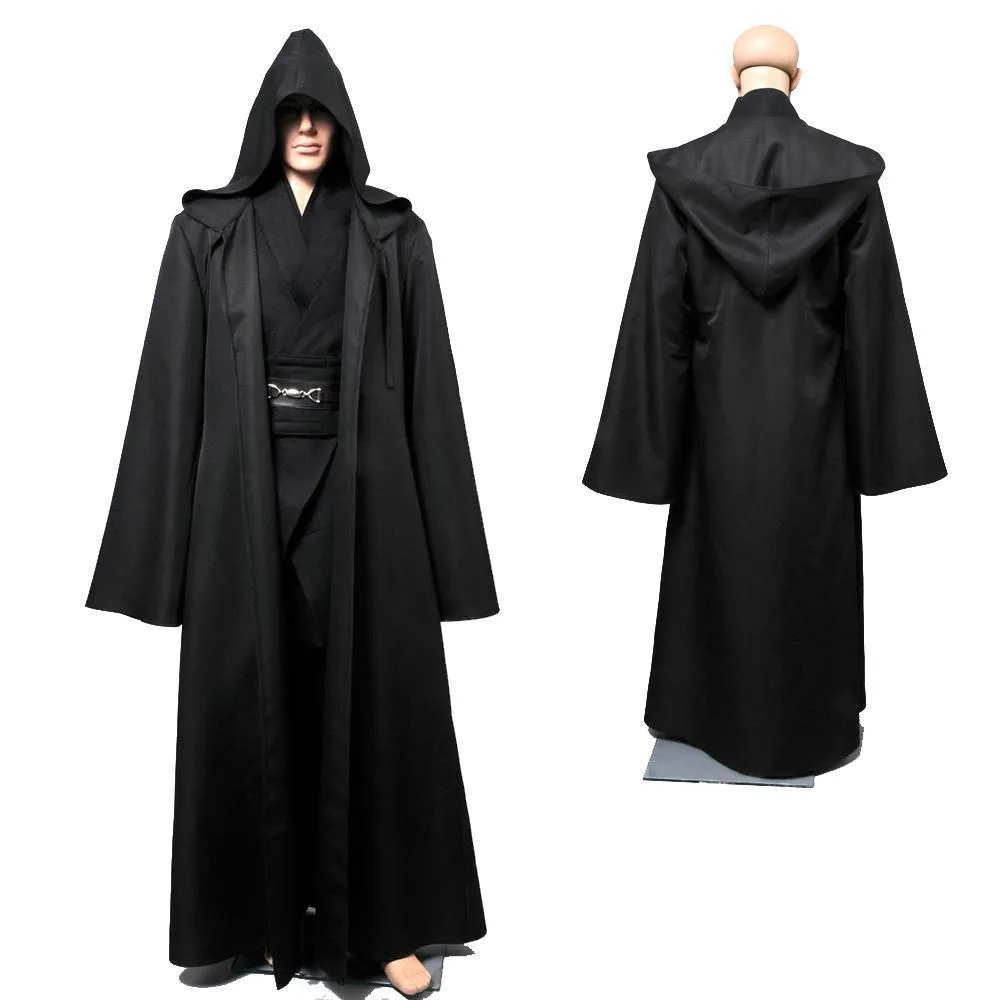 Star Wars Anakin Skywalker Cosplay Costume Black Suit