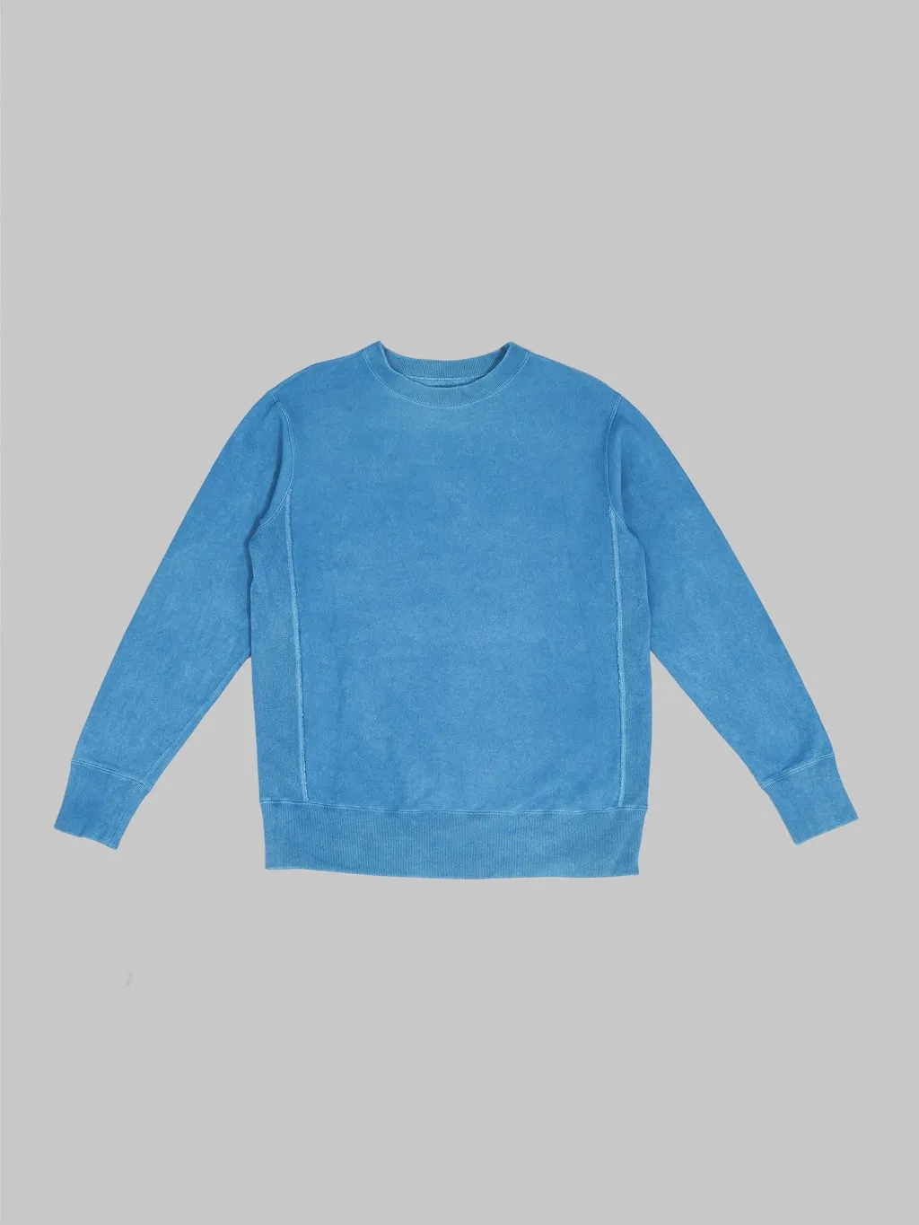 Studio D'Artisan 8122  "AWA-AI" Natural Indigo Reverse Weave Sweatshirt