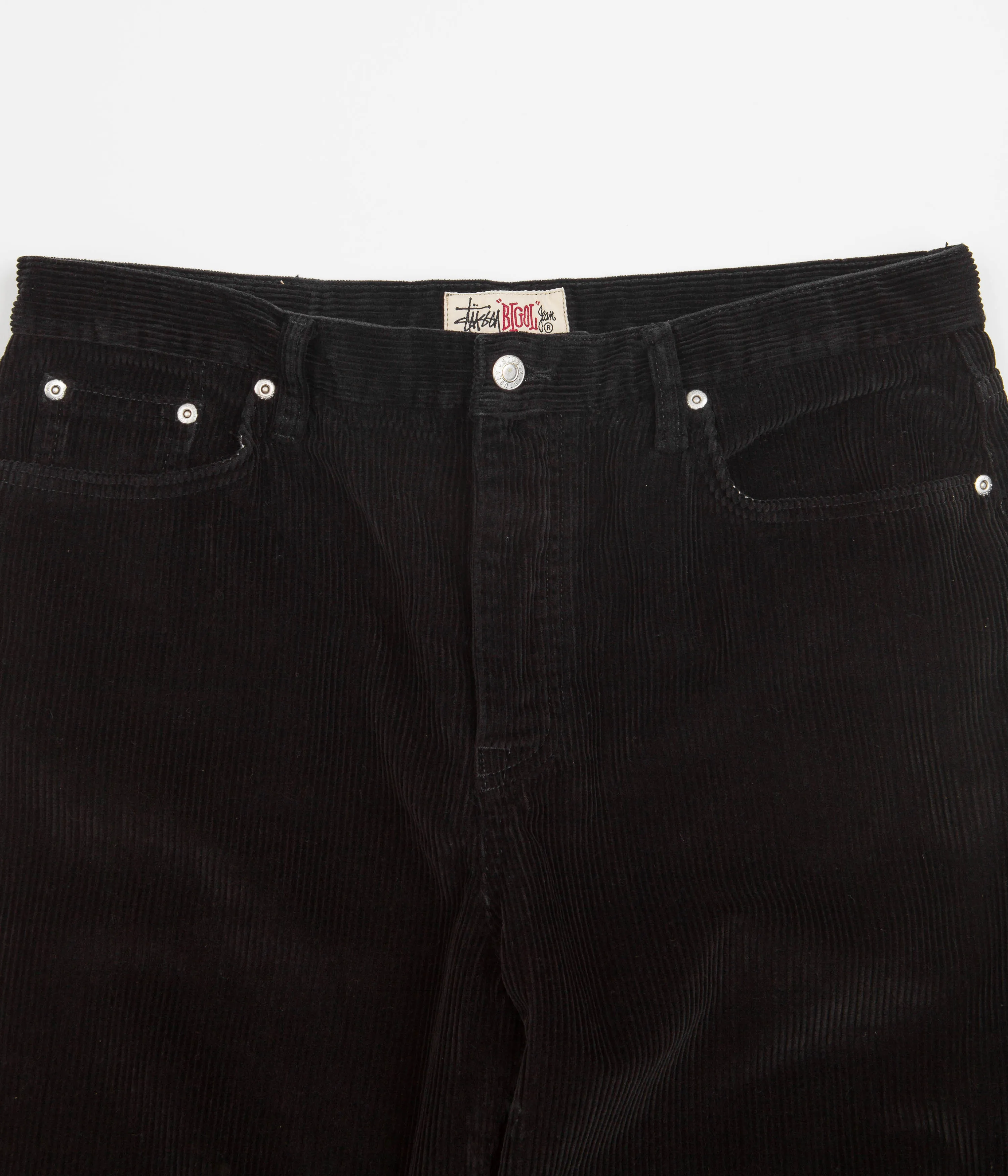 Stussy Corduroy Big Ol Jeans - Black