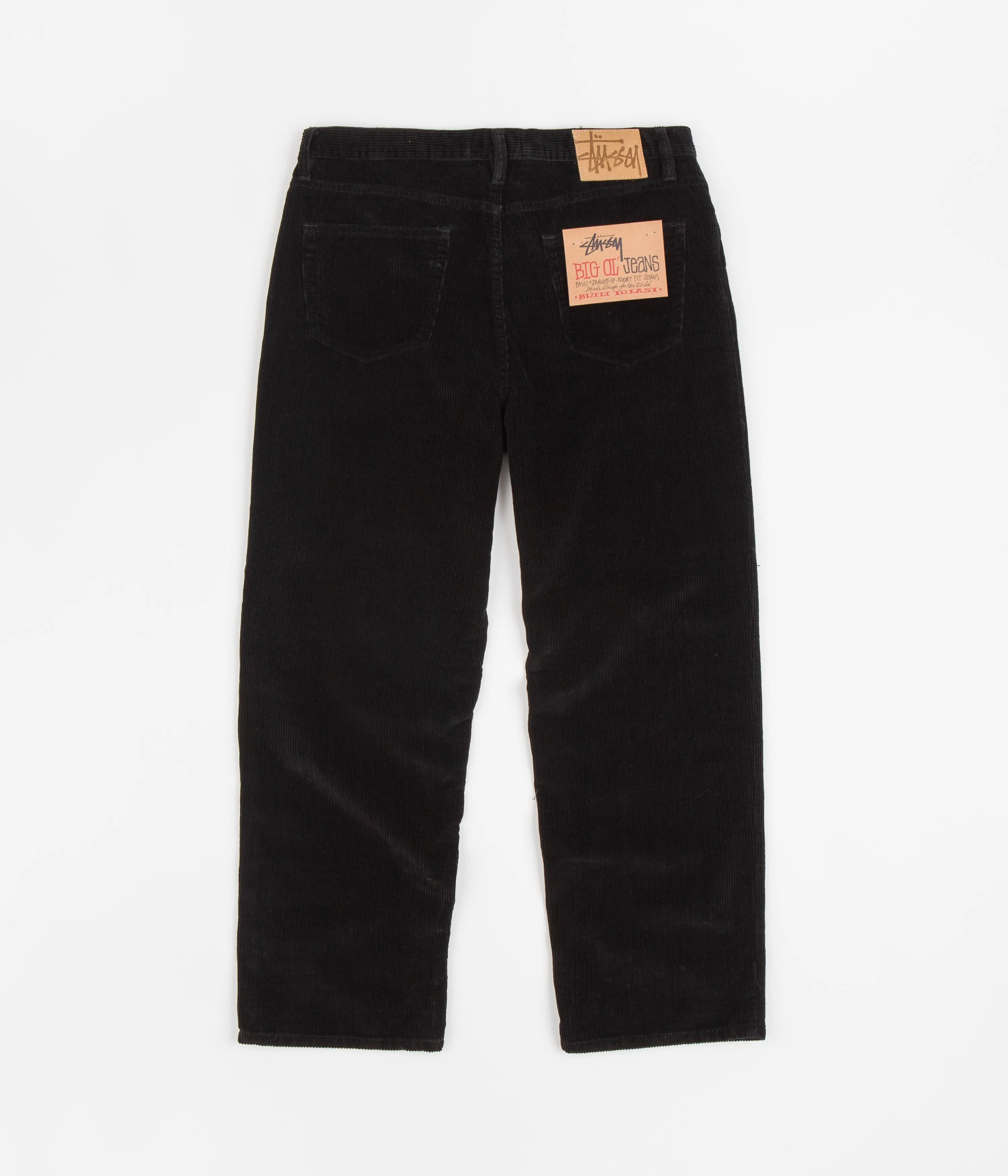 Stussy Corduroy Big Ol Jeans - Black