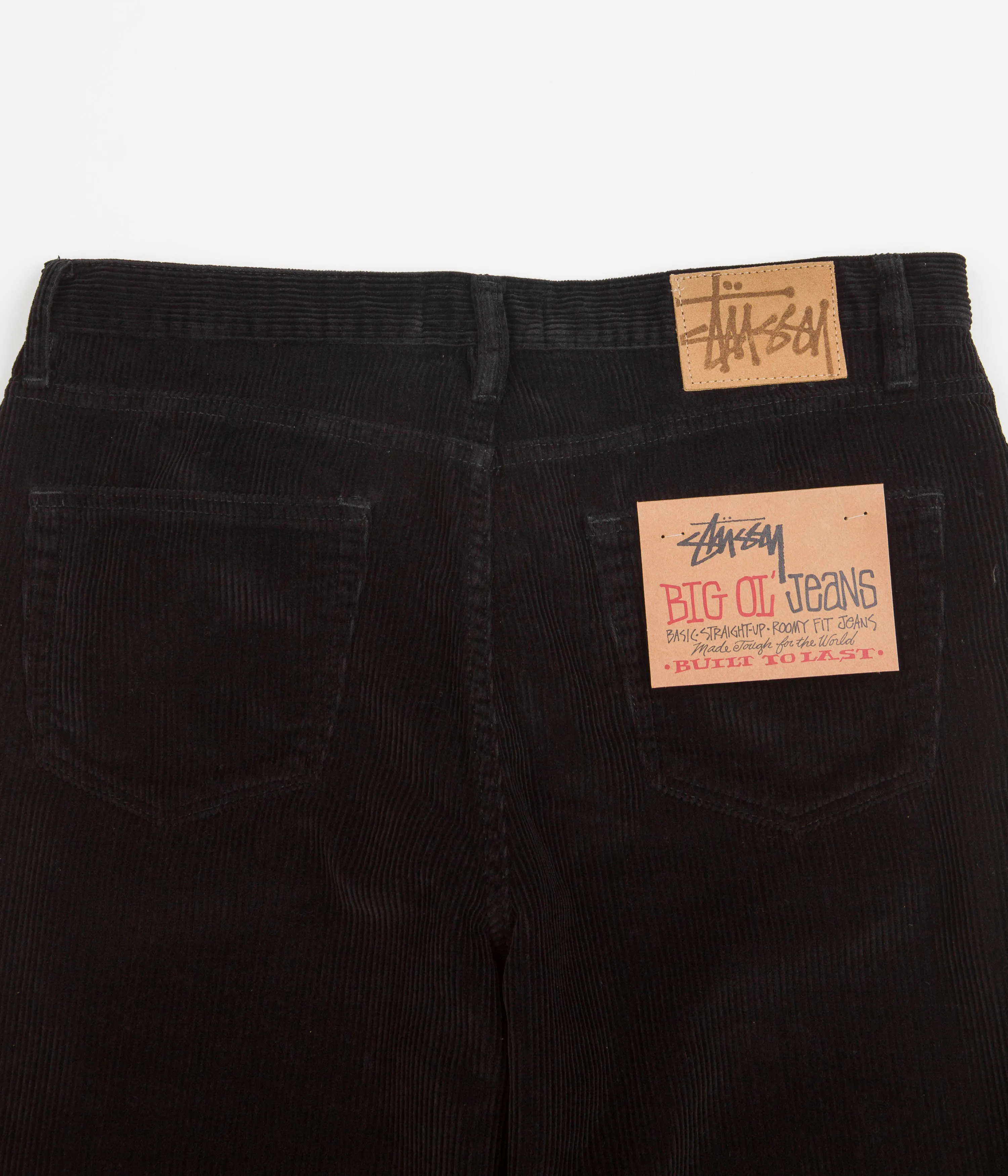 Stussy Corduroy Big Ol Jeans - Black