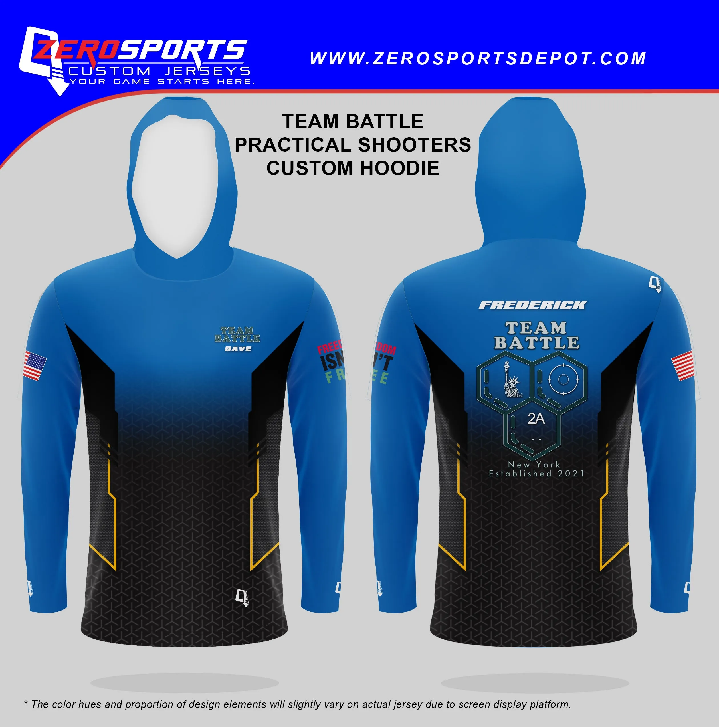 Team Battle Practical Shooters Custom Jersey