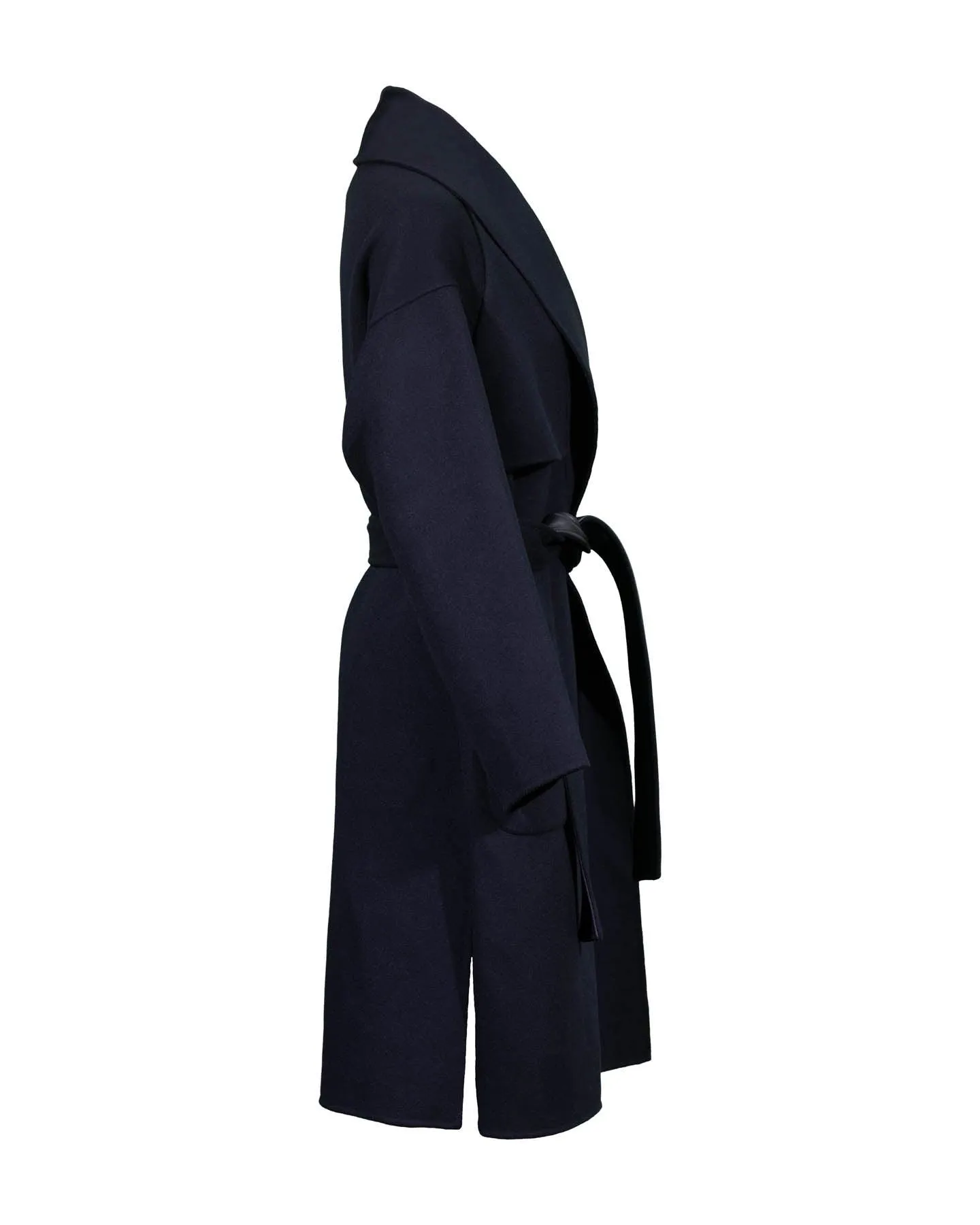 Thalia Wool Wrap Coat