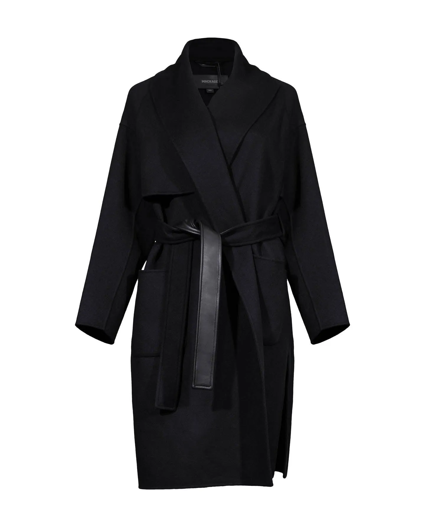 Thalia Wool Wrap Coat