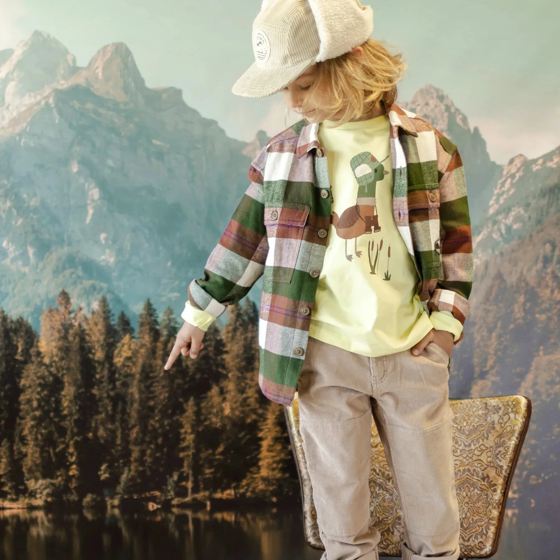 The Buck Heavy Flannel Plaid Shirt - KIDS