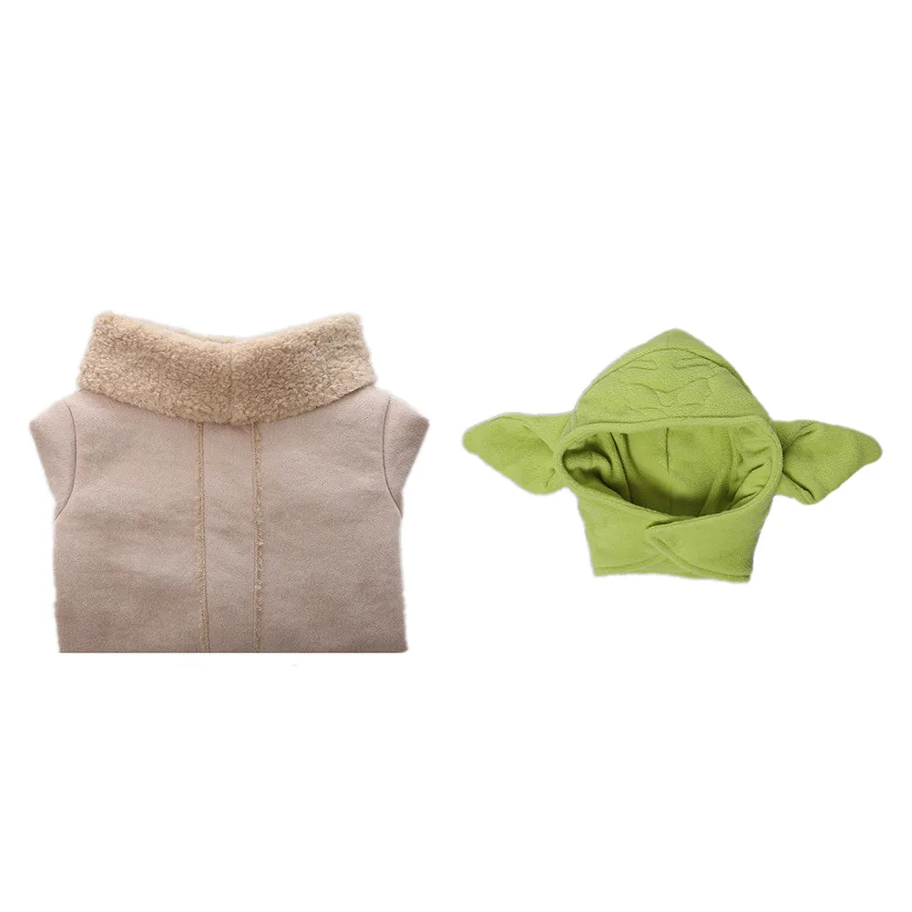 The Mando Baby Yoda Suit For Kids Children Cosplay Costume