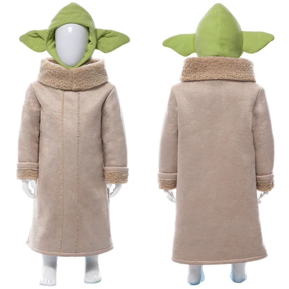 The Mando Baby Yoda Suit For Kids Children Cosplay Costume