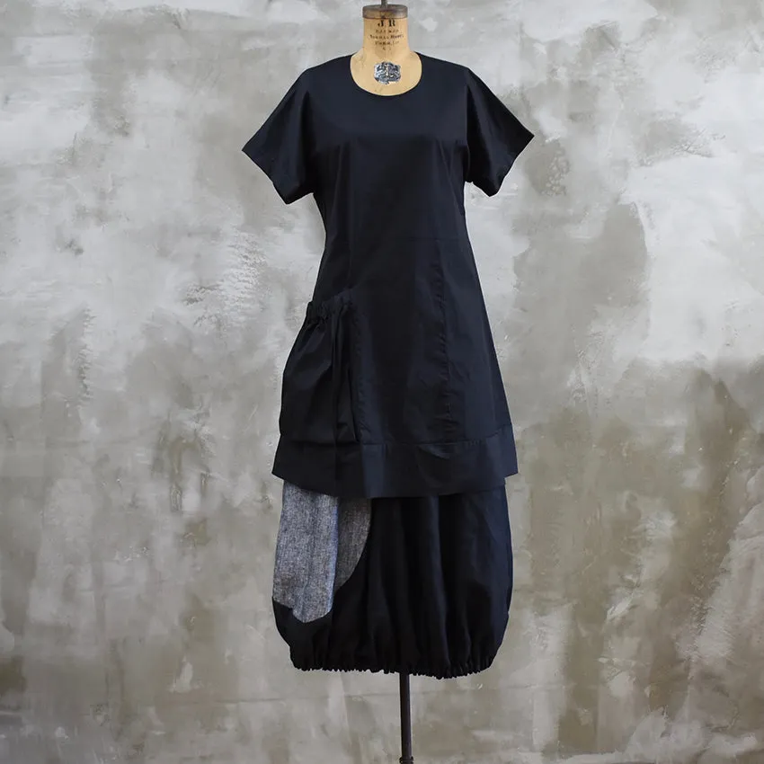 The Oblique Tunic - Black