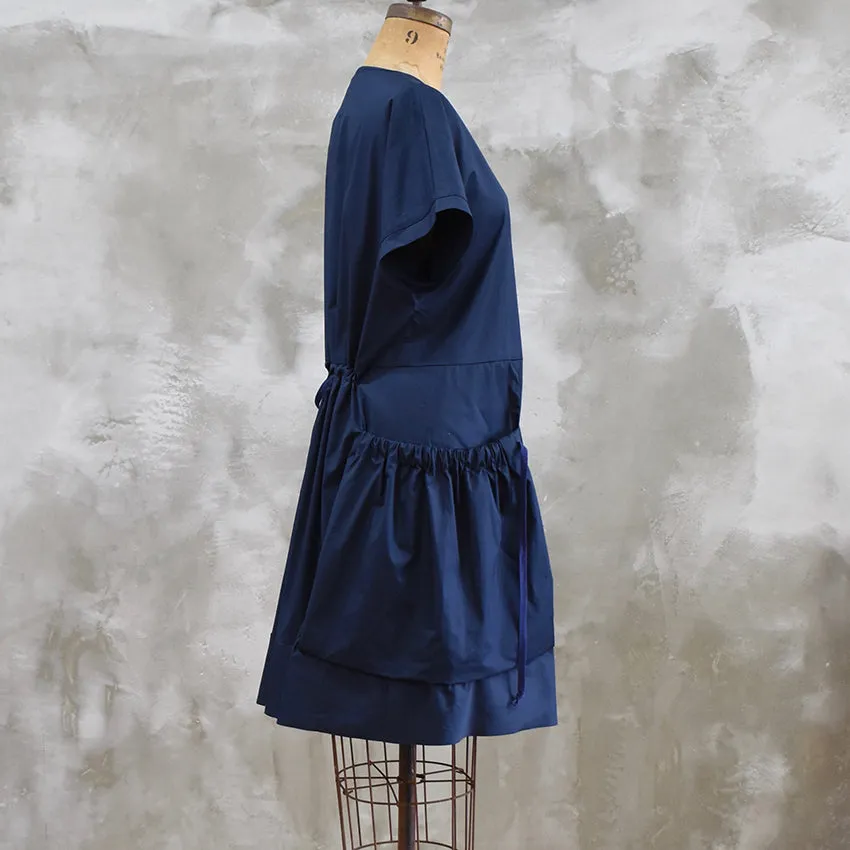 The Oblique Tunic - Navy Blue