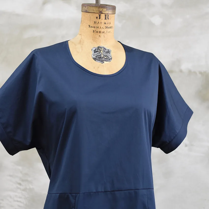 The Oblique Tunic - Navy Blue