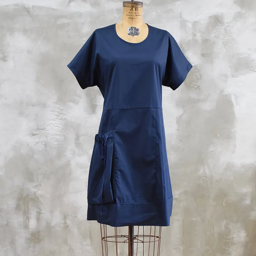 The Oblique Tunic - Navy Blue