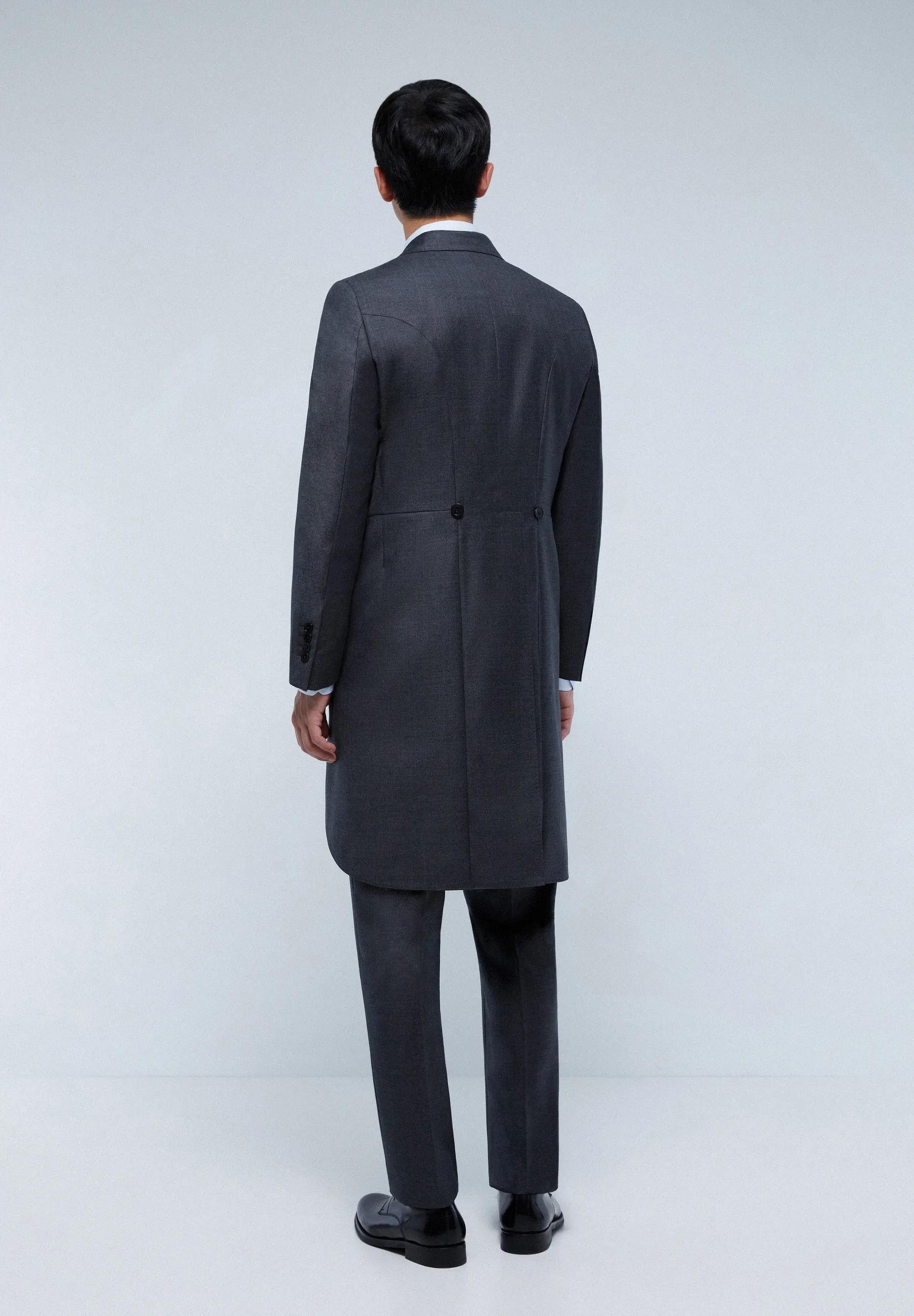 THREE-PIECE WOOL MORNING COAT