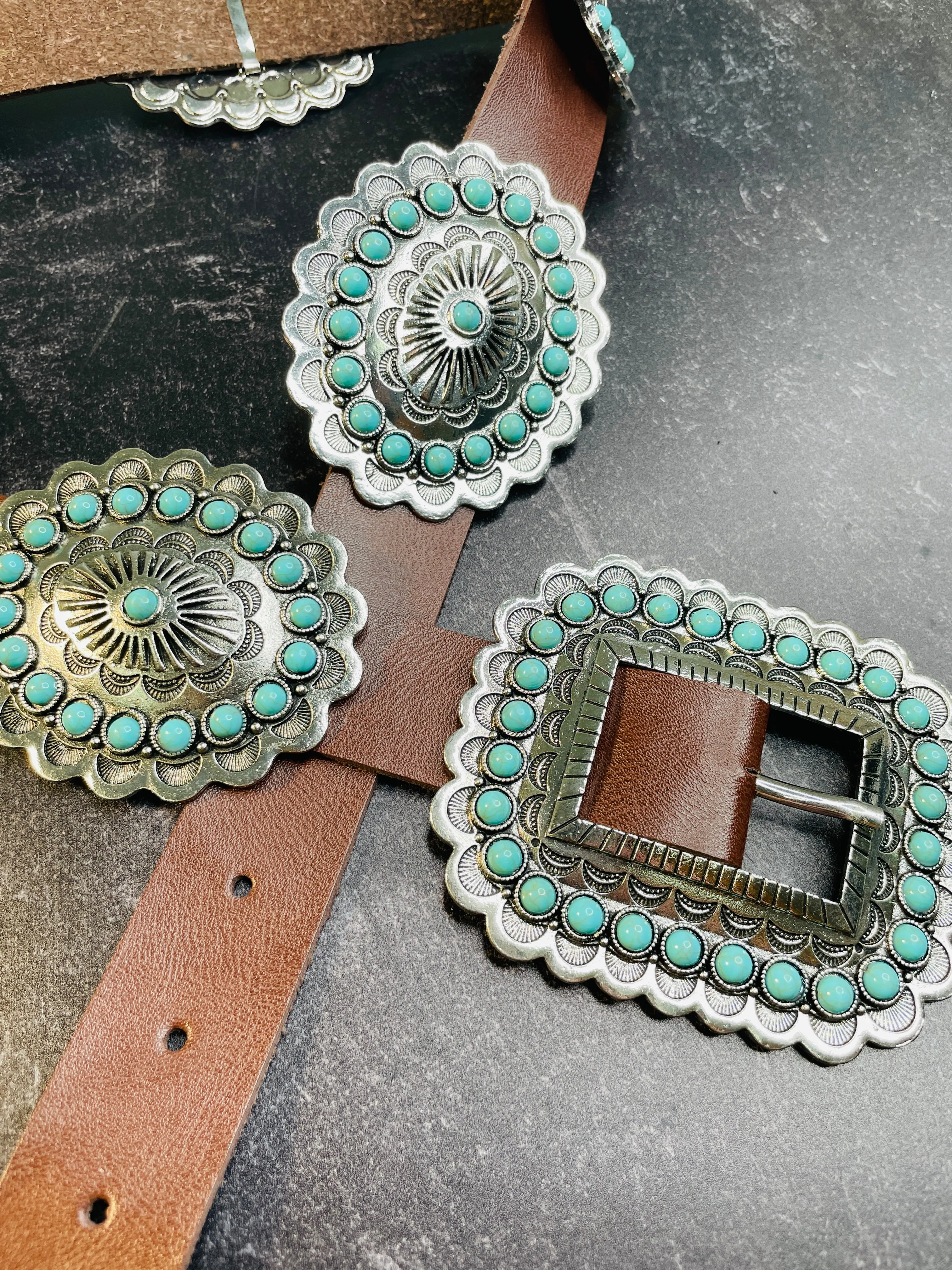 Turquoise Concho Belt: 5 Options