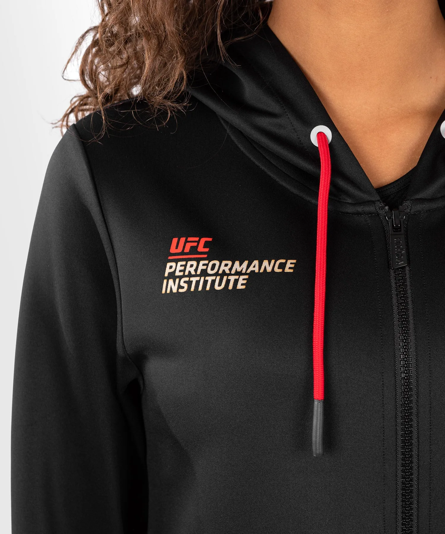 UFC Venum Performance Institute 2.0 Women’s Zip Hoodie - Black/Red