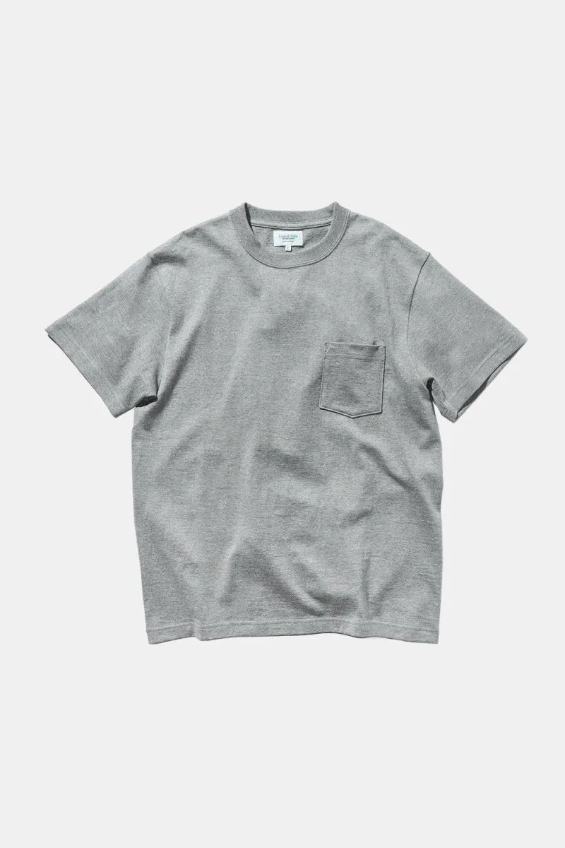 United Athle Japan Made Standard Fit Pocket T-shirt (Grey)