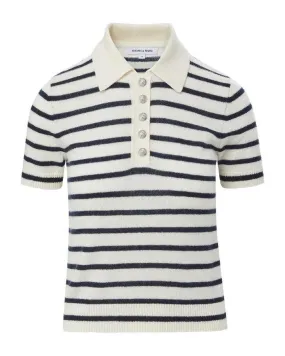 Veronica Beard Brandt Cashmere Polo