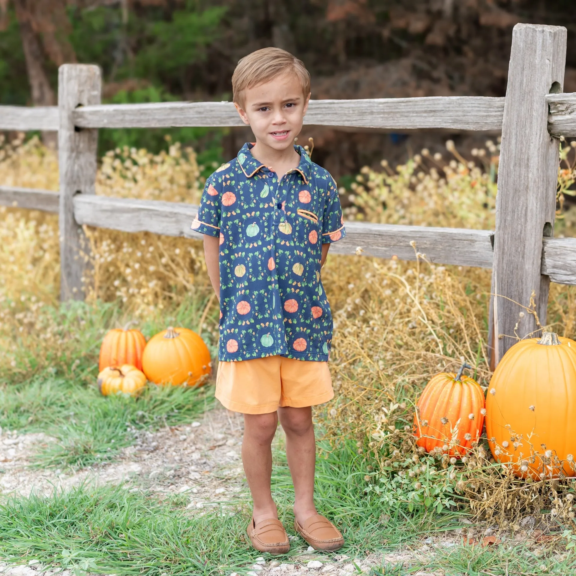 William Boy Polo Set - Botanical Pumpkin