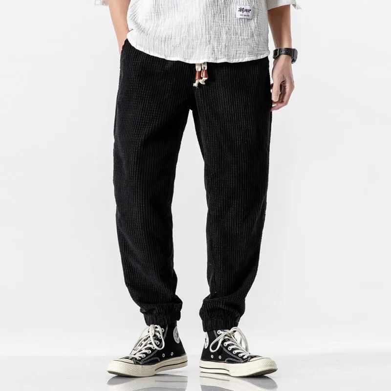 WLS Biraki Corduroy Pants Black