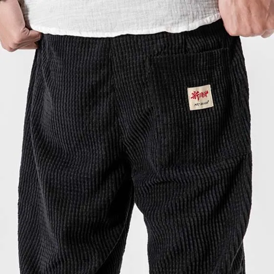 WLS Biraki Corduroy Pants Black