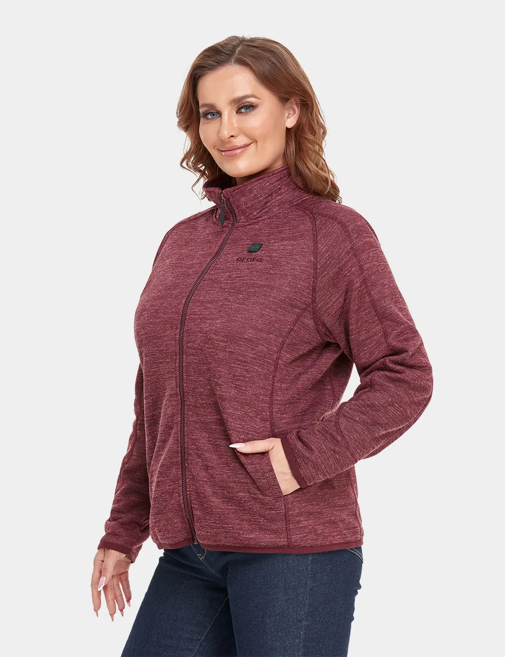 Women's Heated Full-Zip Fleece Jacket