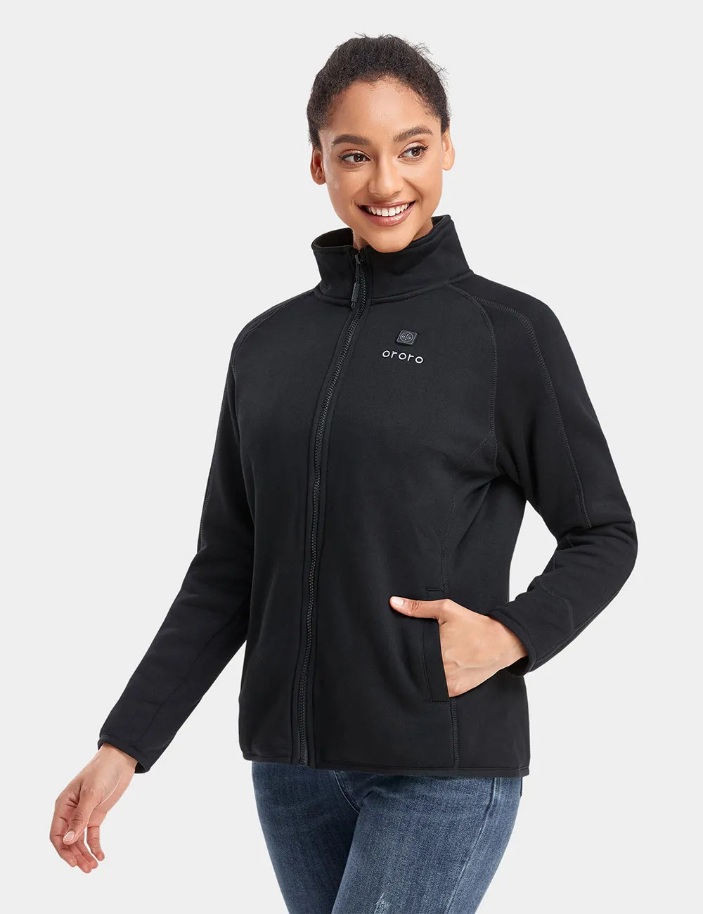 Women's Heated Full-Zip Fleece Jacket