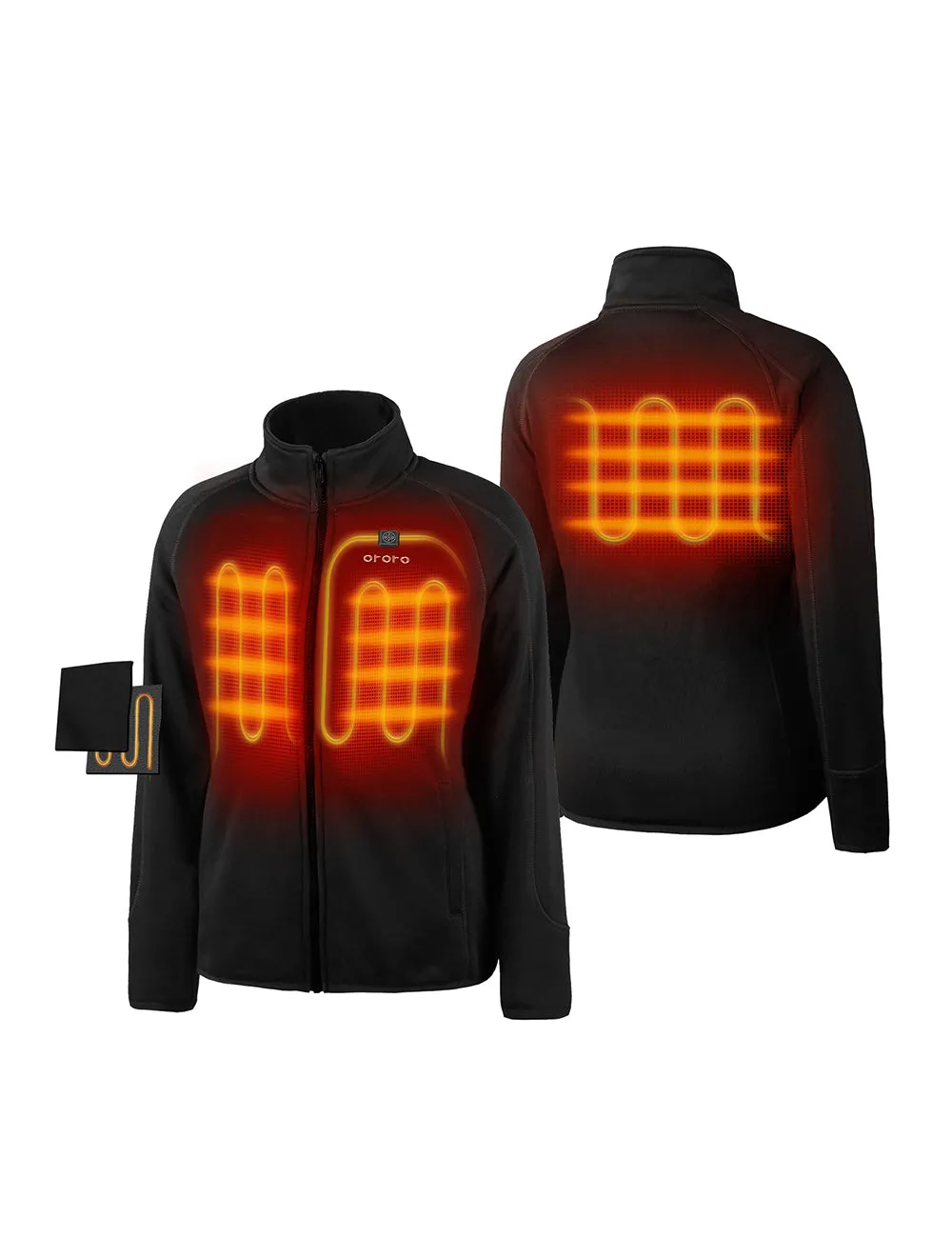 Women's Heated Full-Zip Fleece Jacket