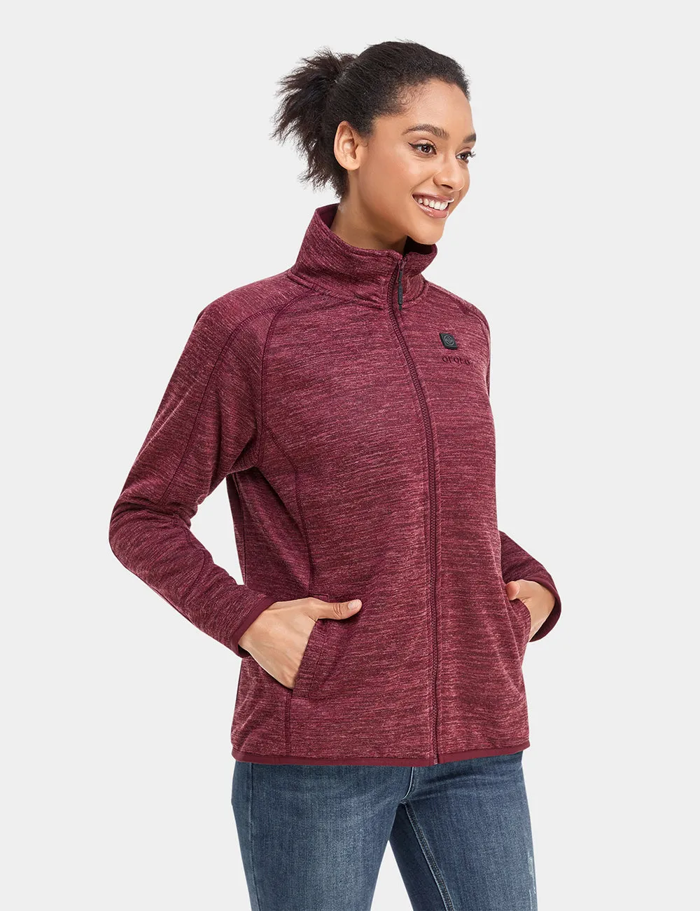 Women's Heated Full-Zip Fleece Jacket