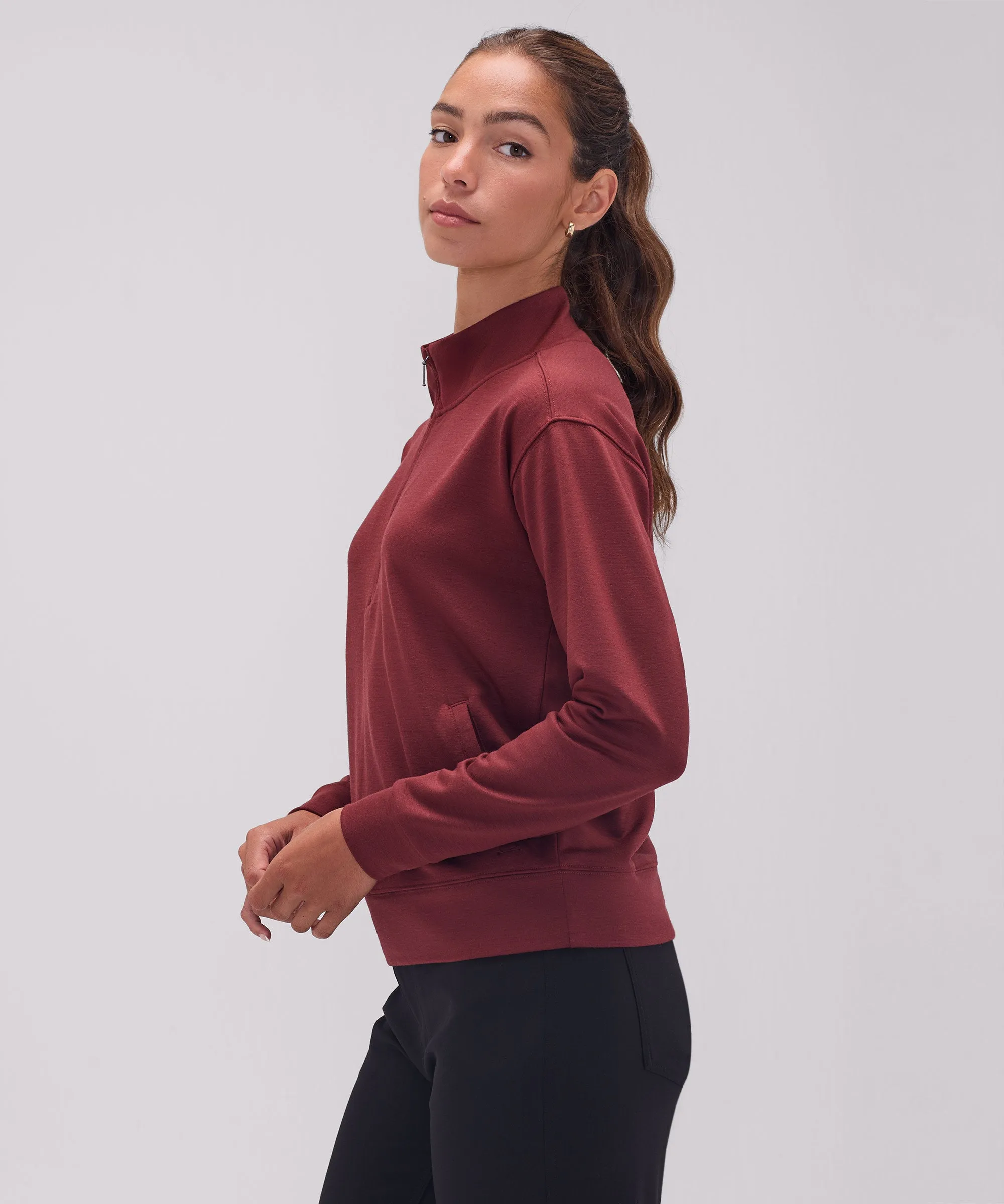 Women's Merino Transit Quarter Zip