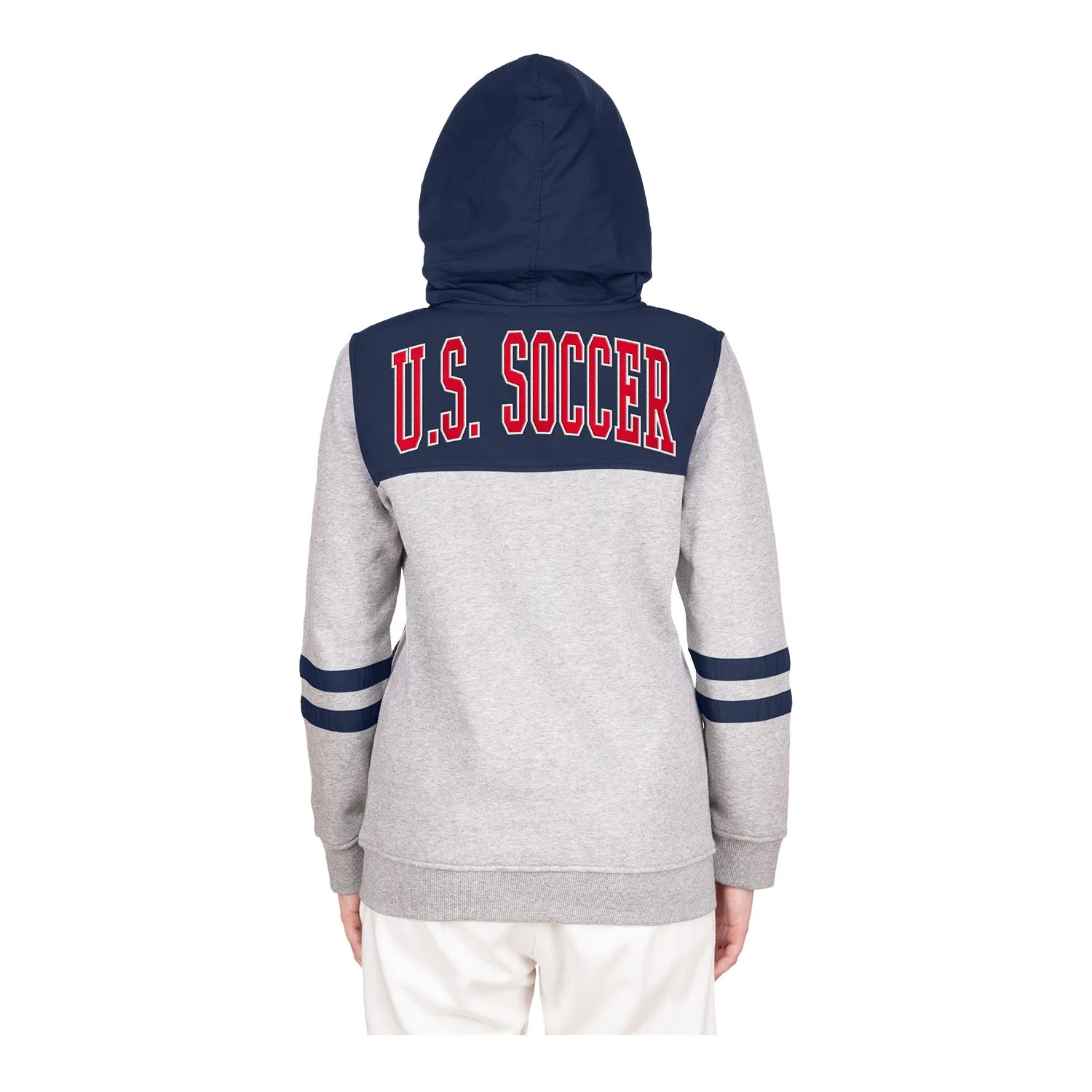 Women's New Era USWNT Full Zip Grey Jacket