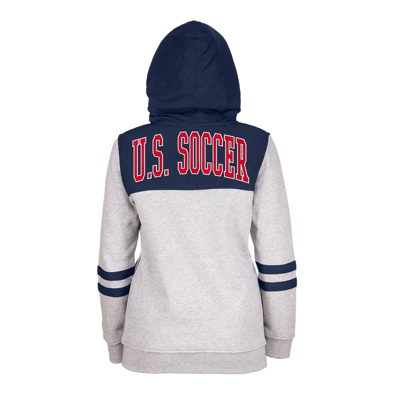 Women's New Era USWNT Full Zip Grey Jacket