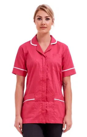 Women's Rosetta Poly Cotton Tunic – Nurse & Care Home Uniform (Sizes 8-26) | FUL05