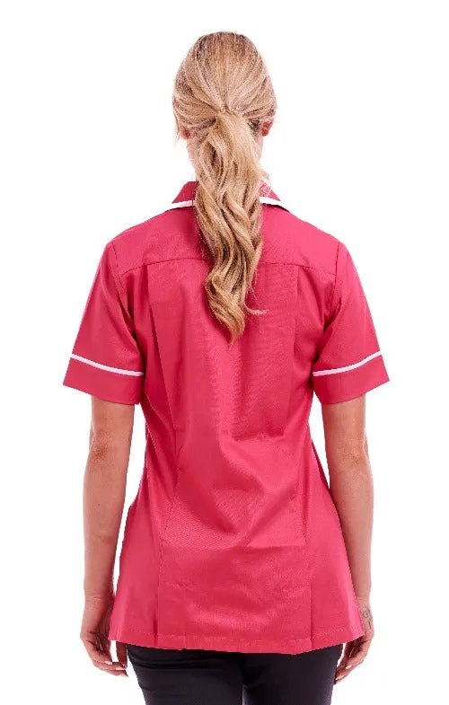 Women's Rosetta Poly Cotton Tunic – Nurse & Care Home Uniform (Sizes 8-26) | FUL05