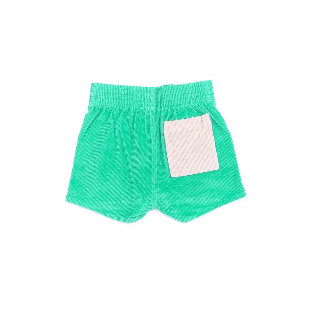 Women's Two-Tone Short - Green/Sand